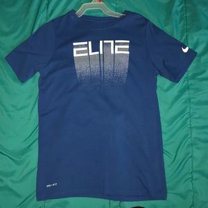 Blue Nike Elite shirt